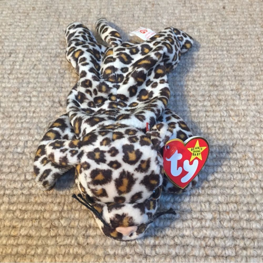 Freckles the Leopard Beanie Baby